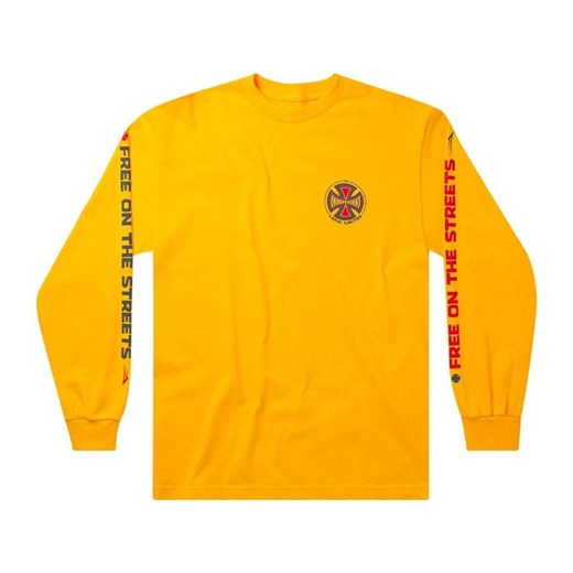 Koszulka męska z dlugim rękawem Lakai x Independent longsleeve Indy gold  Lakai L matshop.pl