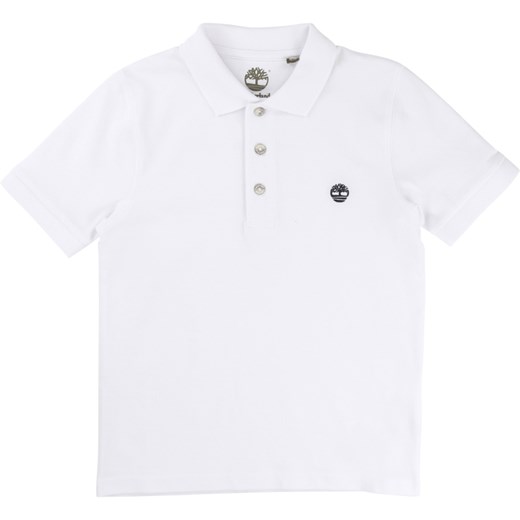 Timberland Polo T25P13 D Biały Regular Fit