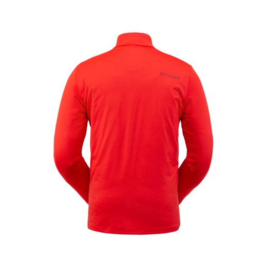 Bluza męska czerwona bez wzorów 