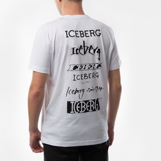 Koszulka męska Iceberg x Peter Blake T-shirt 20EI1P0 F029 6301-1101    sneakerstudio.pl