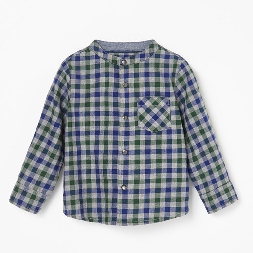 Reserved - Flanelowa koszula w kratę - Zielony  Reserved 74 