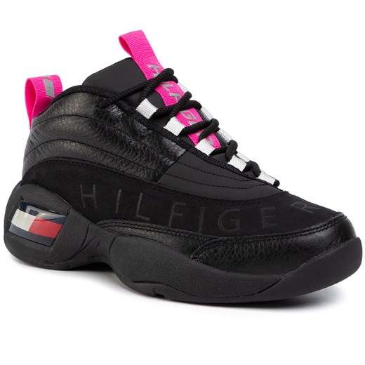 Sneakersy TOMMY JEANS - The Skew Heritage Sneaker EN0EN00722 Black BDS