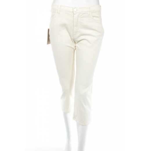 Spodnie damskie białe Samas bez wzorów 