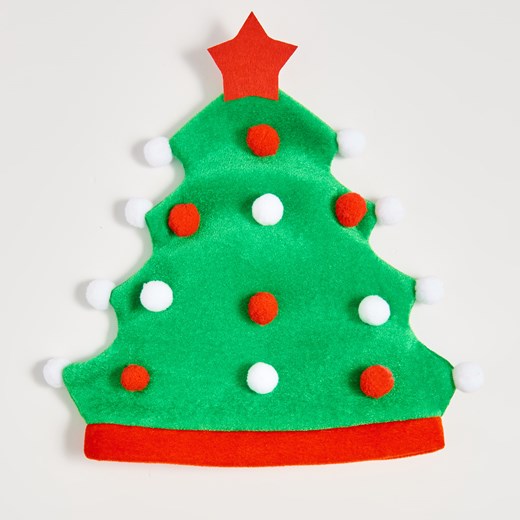 Sinsay - Świąteczna czapka choinka - Wielobarwny Sinsay  One Size 