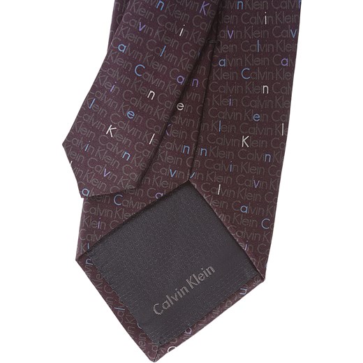 Krawat fioletowy Calvin Klein 