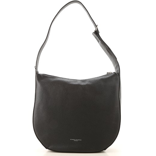Shopper bag Gianni Chiarini bez dodatków na ramię matowa duża 