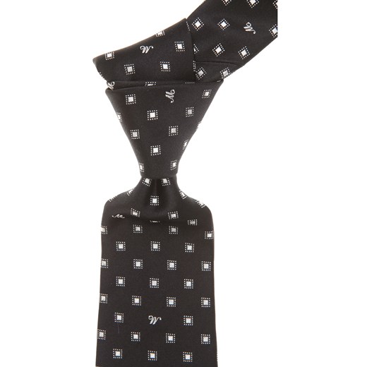 Krawat Moschino w abstrakcyjnym wzorze 