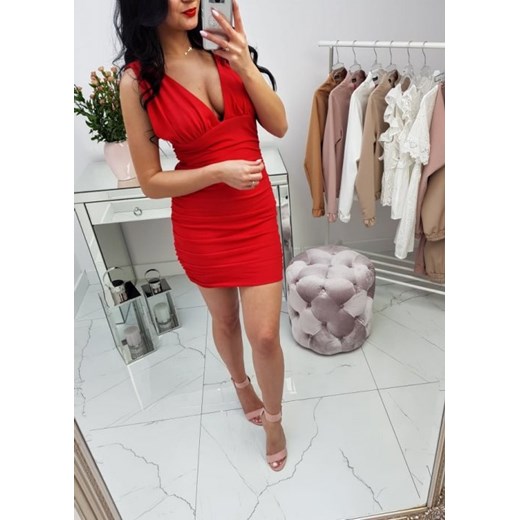 Czerwona sukienka Ophelia   M butiklalala