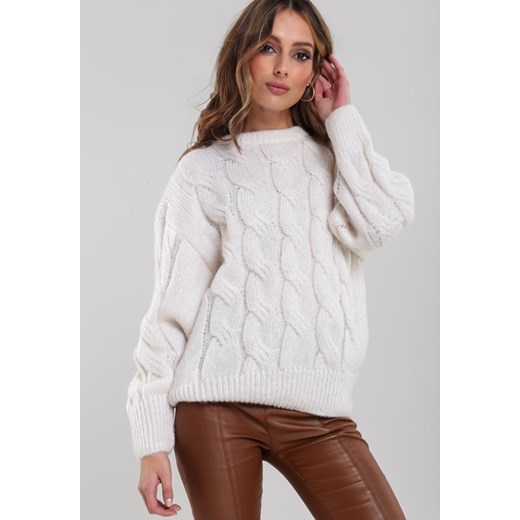 Kremowy Sweter Zounds Renee  One Size Renee odzież