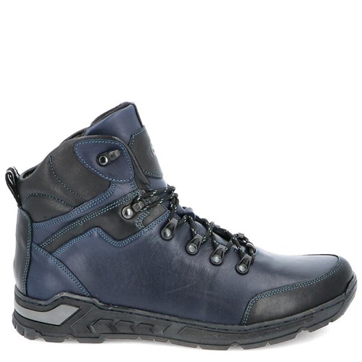 Buty zimowe męskie Kent skórzane casual 