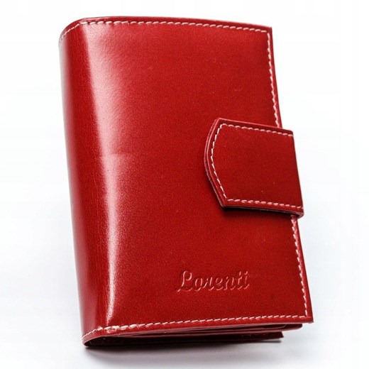 Czerwony portfel damski Lorenti 