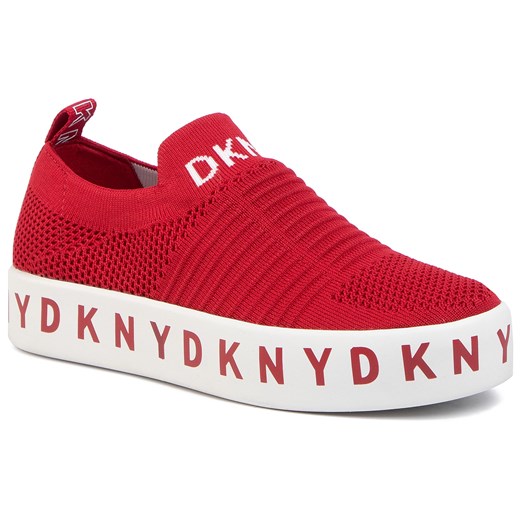 Sneakersy DKNY - Brea K4941337 Knit Red/Red