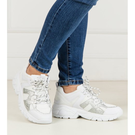 Buty sportowe damskie Guess białe bez wzorów 