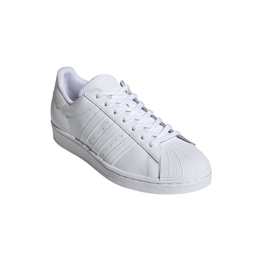 Buty sportowe męskie Adidas białe z nubuku wiązane 