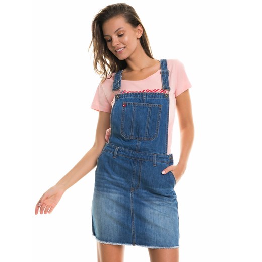 SPÓDNICA DAMSKA JEANSOWA NA SZELKACH PULINE 393 Big Star M promocja