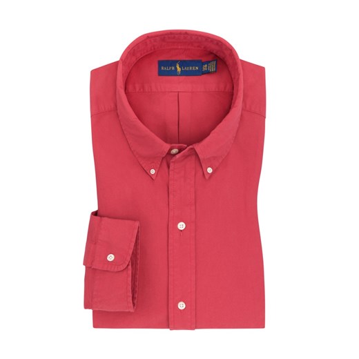 Koszula męska Polo Ralph Lauren bawełniana w Domodi Koszula męska Polo Ralph Lauren Koszule męskie czerwone