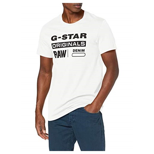 G-STAR RAW męski t-shirt graficzny 8 -  krój regularny s