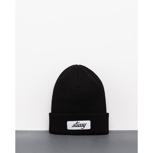 Czapka zimowa Stussy Patch Cuff (black) Stussy   Roots On The Roof