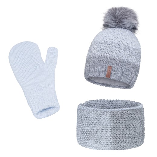 Zimowy komplet Damski ze sklepu JK-Collection w kategorii Komplety czapka i szalik damskie - zdjęcie 78498502