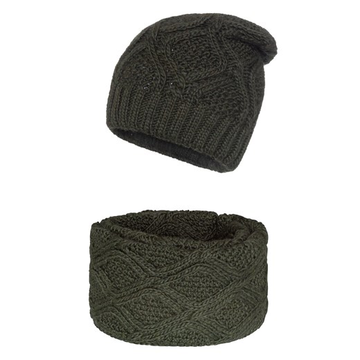 Zimowy komplet Damski ze sklepu JK-Collection w kategorii Komplety czapka i szalik damskie - zdjęcie 78498650