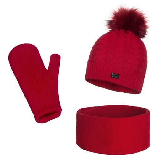 Zimowy komplet Damski ze sklepu JK-Collection w kategorii Komplety czapka i szalik damskie - zdjęcie 78498674