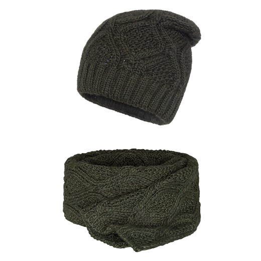 Zimowy komplet Damski ze sklepu JK-Collection w kategorii Komplety czapka i szalik damskie - zdjęcie 78498853