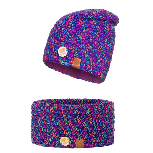 Zimowy komplet Damski handmade ze sklepu JK-Collection w kategorii Komplety czapka i szalik damskie - zdjęcie 78498953