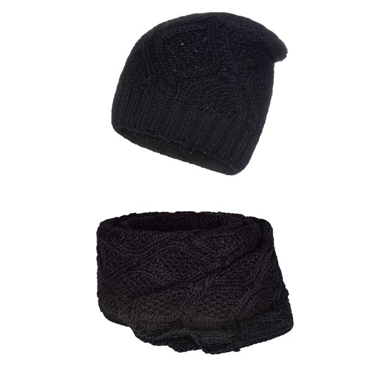Zimowy komplet Damski ze sklepu JK-Collection w kategorii Komplety czapka i szalik damskie - zdjęcie 78499032