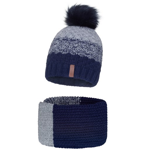 Zimowy komplet Damski ze sklepu JK-Collection w kategorii Komplety czapka i szalik damskie - zdjęcie 78499424