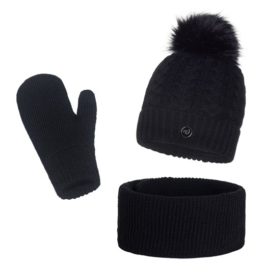 Zimowy komplet Damski ze sklepu JK-Collection w kategorii Komplety czapka i szalik damskie - zdjęcie 78499652