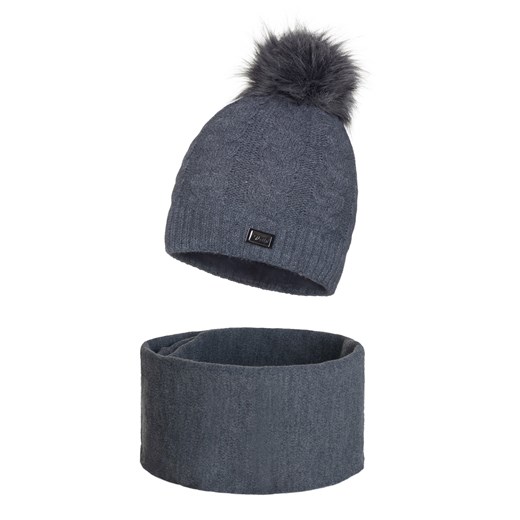 Zimowy komplet Damski ze sklepu JK-Collection w kategorii Komplety czapka i szalik damskie - zdjęcie 78499773
