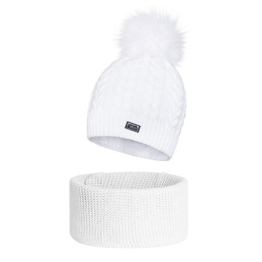 Zimowy komplet Damski ze sklepu JK-Collection w kategorii Komplety czapka i szalik damskie - zdjęcie 78499811