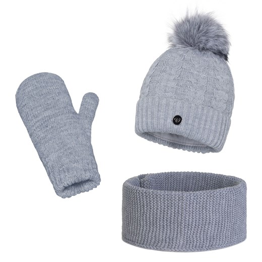 Zimowy komplet Damski ze sklepu JK-Collection w kategorii Komplety czapka i szalik damskie - zdjęcie 78499834