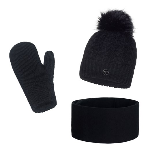 Zimowy komplet Damski ze sklepu JK-Collection w kategorii Komplety czapka i szalik damskie - zdjęcie 78499851