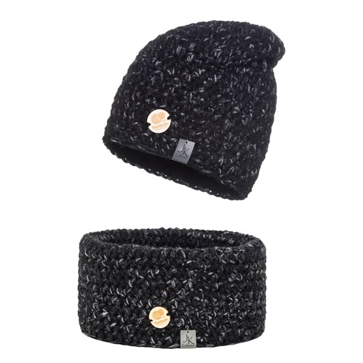 Zimowy komplet Damski handmade ze sklepu JK-Collection w kategorii Komplety czapka i szalik damskie - zdjęcie 78499853