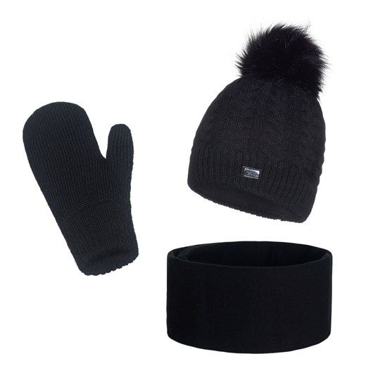 Zimowy komplet Damski ze sklepu JK-Collection w kategorii Komplety czapka i szalik damskie - zdjęcie 78499923
