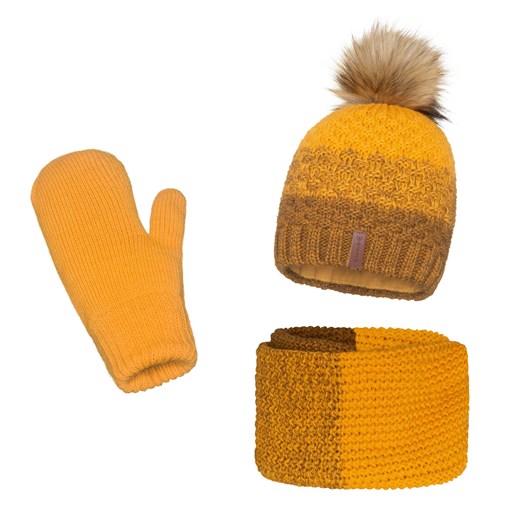 Zimowy komplet Damski ze sklepu JK-Collection w kategorii Komplety czapka i szalik damskie - zdjęcie 78499940