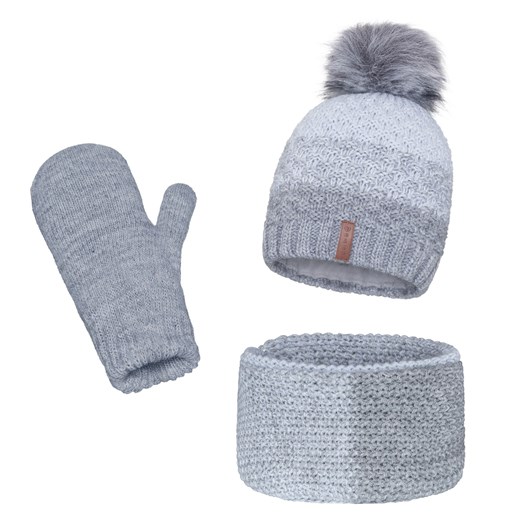 Zimowy komplet Damski ze sklepu JK-Collection w kategorii Komplety czapka i szalik damskie - zdjęcie 78500123