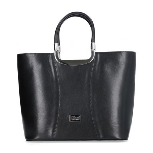 Shopper bag Karen Collection ze skóry w stylu glamour 