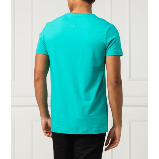 T-shirt męski Tommy Hilfiger casual z krótkimi rękawami bez wzorów 