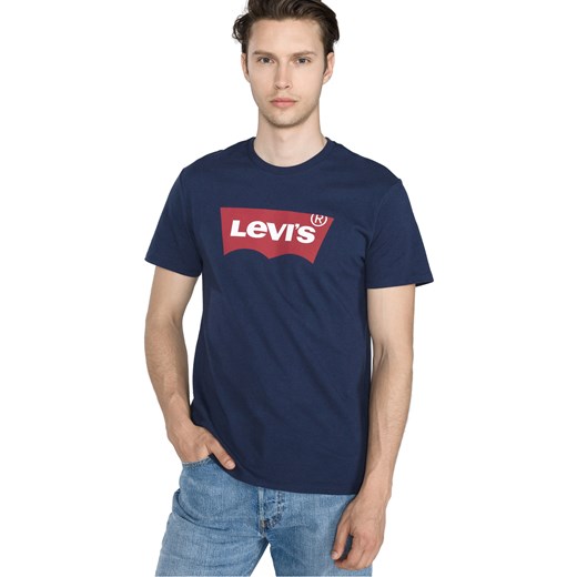 Levi's® Set-in Neck Koszulka Niebieski