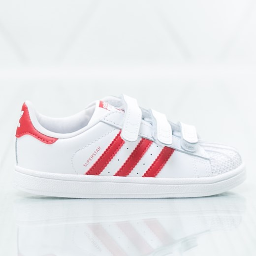 Buty sportowe dziecięce białe Adidas bez wzorów 