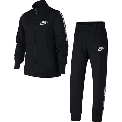 Dres dla dzieci Nike G TRK Suit Tricot 939456 010 Czarny