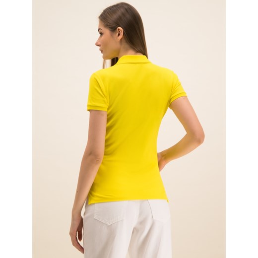 Bluzka damska żółta Polo Ralph Lauren z krótkim rękawem 