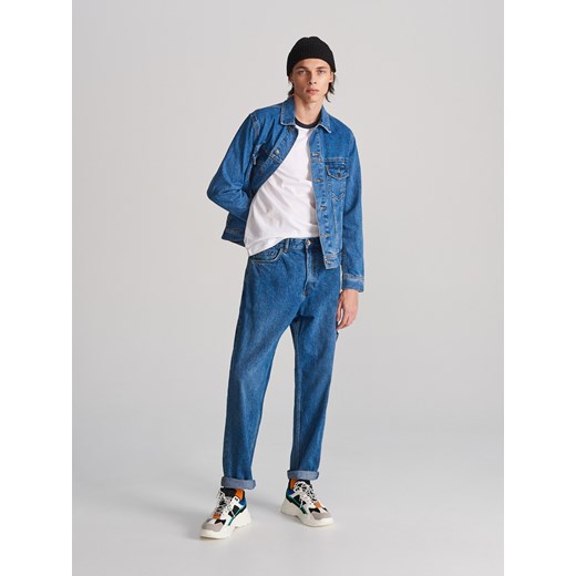 Reserved - Spodnie jeansowe baggy - Niebieski  Reserved 32 