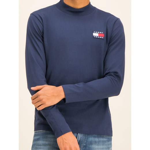 T-shirt męski Tommy Jeans na jesień z długim rękawem 