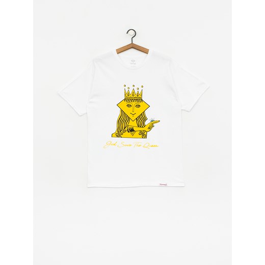 T-shirt Diamond Supply Co. The Queen (white) Diamond Supply Co.  M SUPERSKLEP