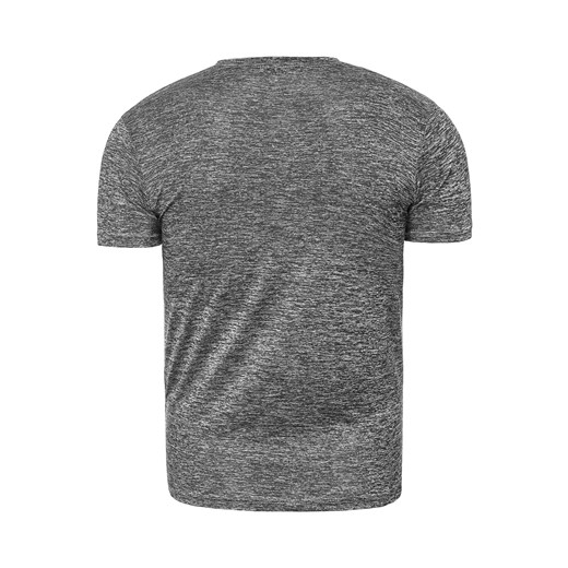 Męska koszulka t-shirt 8052 - antracytowa