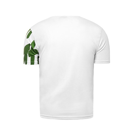 Wielokolorowy t-shirt męski Risardi z krótkimi rękawami młodzieżowy 