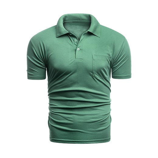 T-shirt męski zielony Risardi 